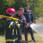 Надзвичайники провели для учнів навчання із пожежн...