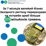 За 7 місяців великий бізнес Західного регіону пере...