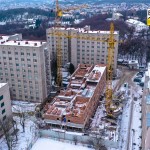 Триває будівництво нового гуртожитку для студентів...