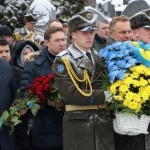 У День Соборності України на Личаківському кладови...