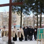На території Ліцею ім. Героїв Крут освятили наріжн...