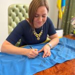 Українські стяги із словами вдячності та побажання...