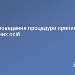 Щодо проведення процедури припинення юридичних осі...