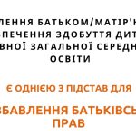 Служба у справах дітей Львівської РДА інформує
