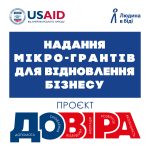 Проєкт Довіра: конкурс мікрогрантів для переміще...