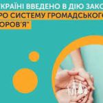 Вступив в дію Закон про систему громадського здоро...