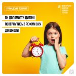 Як допомогти дитині повернутись в режим сну до шко...