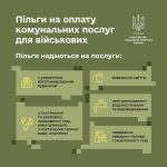 Пільги на оплату комунальних послуг для військових