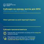 ВПО, які переїхали до будь-якого регіону України, зможуть скористатися субсидією на оренду житла.