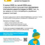 У 7 населених пунктах Львівського району проведуть Мультиіндикаторне кластерне обстеження домогосподарств