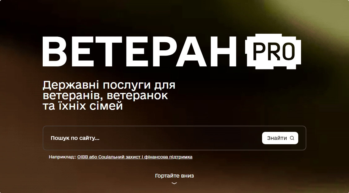 напис "ВЕТЕРАНPRO"