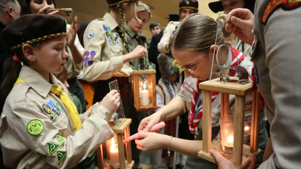 отримання вифлеємського вогню, фотозвіт