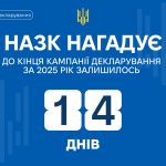 До завершення кампанії декларування-2026 залишилося 2 тижні