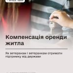 Компенсація оренди житла: як ветеранам і ветеранкам отримати підтримку від держави