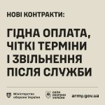 Нові контракти від Міноборони: чіткі терміни, висока оплата та гарантована відстрочка